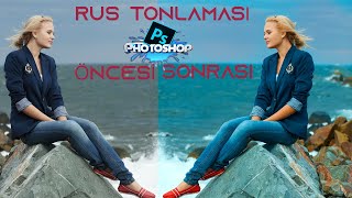 Rus tonlaması nasıl yapılır?Photoshop Dersleri.Photoshop Eğitim Seti.