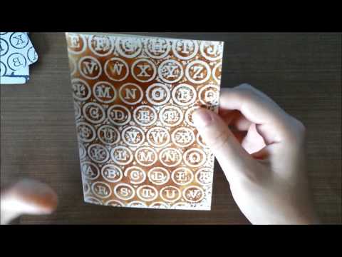 Masculine Birthday Card Ft CTMH Typewriter