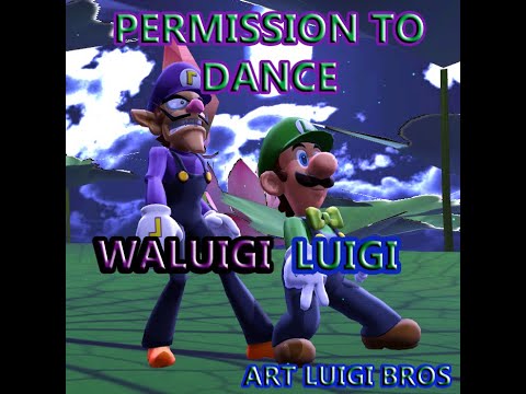 BTS - Permission to Dance - Short of Luigi and Waluigi #shorts