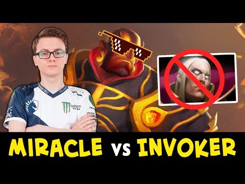 Miracle vs Invoker mid — he knows how to counter