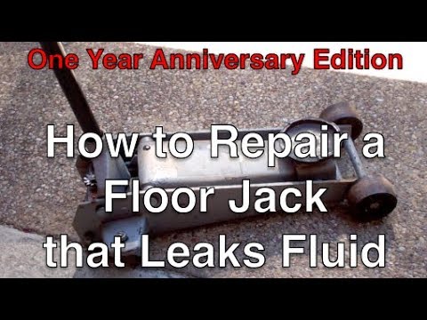 How to repair a floor jack that leaks fluid (1 year anniversary updated edition)