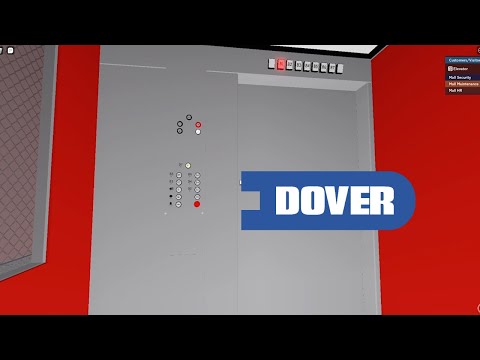 SLOW Dover hydraulic "B" parking elevator @ Skyline Mall - Roblox
