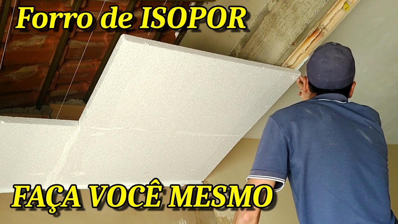 Como Fazer Forro Com EPS / Como fazer forro com isopor