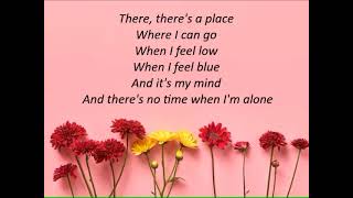 The Beatles - There's A Place (Lyrics)