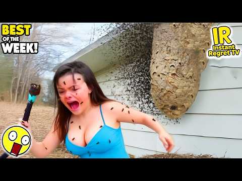 Try Not To Laugh 🤣 #129 | Instant Regret & Hilarious Moments | Best Fail Of The Week