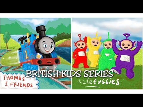 British Kids TV Series #drawing#fanart#noodlemie#shorts#teletubbies #thomasandfriends#kids #tvseries