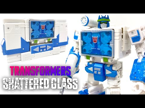 Transformers SHATTERED GLASS Voyager Class SOUNDWAVE Review + Yellow Plastic RANT!