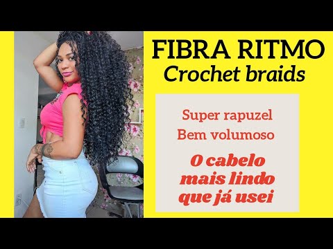 Cabelo RITMO| Laçamento Crochet Braids#sermulherfibras #braids #curls #crochet
