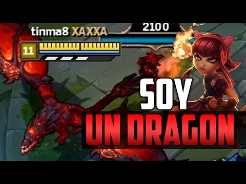 ANNIE DRAGON INFERNAL - JUGANDO CON UN DRAGON!! [League of Legends] | Live Annie Mid S6 Skin