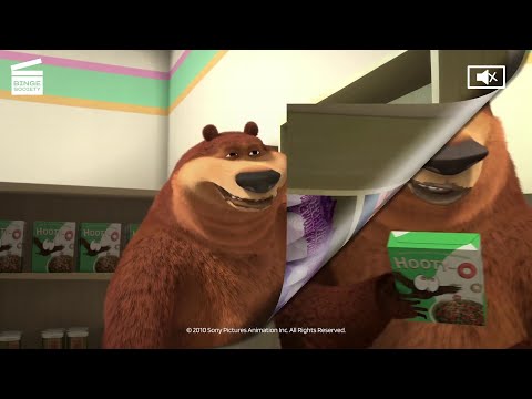 Open Season 3: Boog raids the supermarket (HD CLIP)