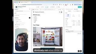 Generate Shopping Lists from Fridge Photos with Glide AI (Image to Text Demo)