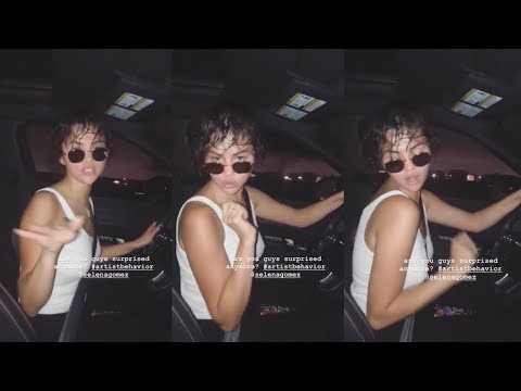 Selena Gomez Singing To “Fake I.D.” By Riton & Kah-Lo 6/5/2018