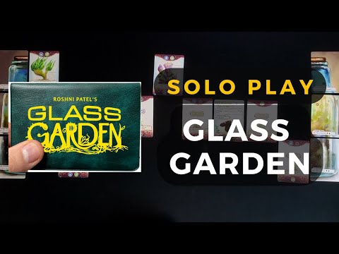 Glass Garden -  Solo Playthrough Tutorial -  Button Shy Preview | DaniCha