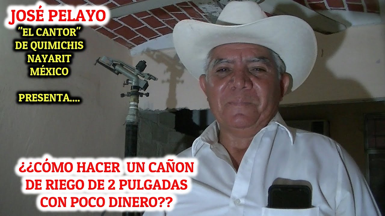 ¿¿COMO HACER UN CAÑON DE RIEGO DE 2 PULGADAS CON POCO DINERO Y MUY FACILMENTE TU MISMO PASO A PASO