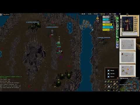 UO Outlands. Madness Void Archer Just level at Mt.Petram. 울티마온라인 아웃랜드 매드니스 아쳐 사냥