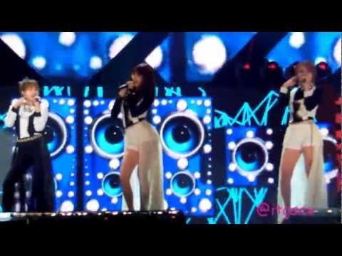 [Fancam] 11.10.2012 - 4Minute - Heart To Heart, Hot Issue SBS Super Concert