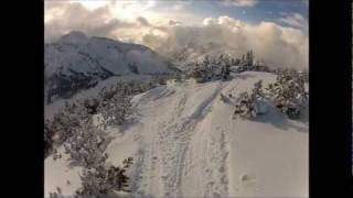 preview picture of video 'Skiing Main Chute Alta'