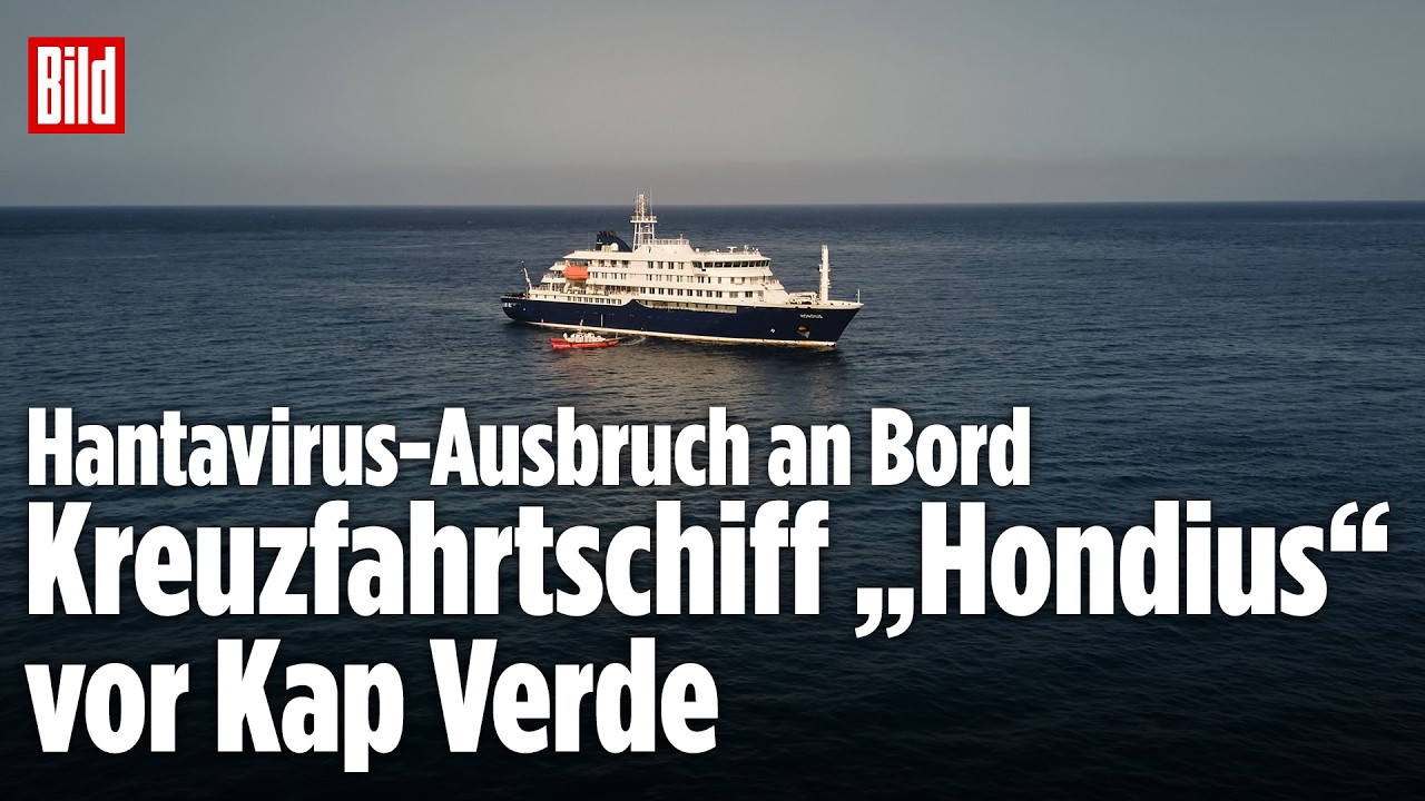 🔴 Hanta-Seuchenschiff mit drei toten Menschen nimmt Kurs auf Europa | BILD LIVE
