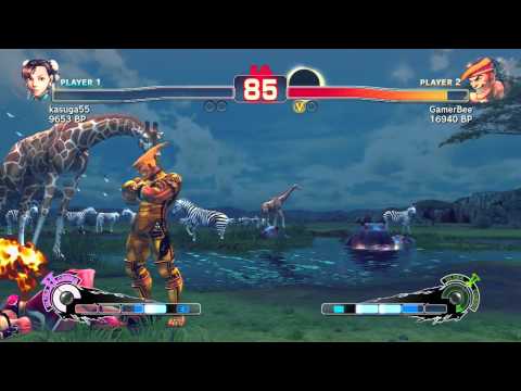 SSF4 - kasuga55 (Chun-Li) vs. GamerBee (Adon)