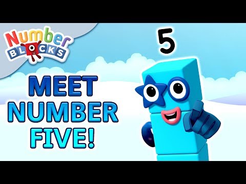 @Numberblocks- Meet Number Five | Meet the Numberblocks | Learn to Count - Kingdom Kids Zone, Little Learners - Numberblocks