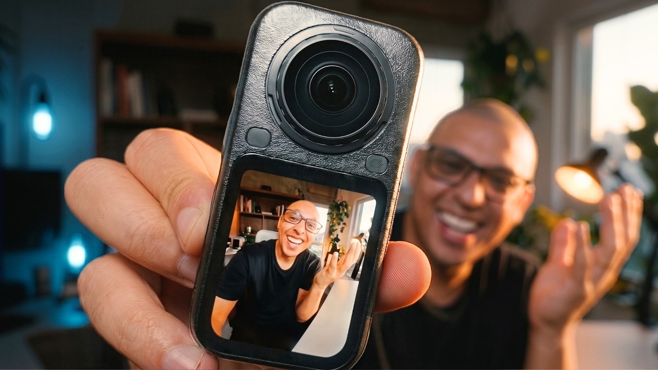 Porque essa camera pode acabar com as câmeras de ação? INSTA360 X6