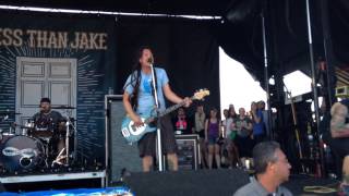 Less Than Jake - Landmines and Landslides Live (Vans Warped Tour 2014 San Antonio, TX)