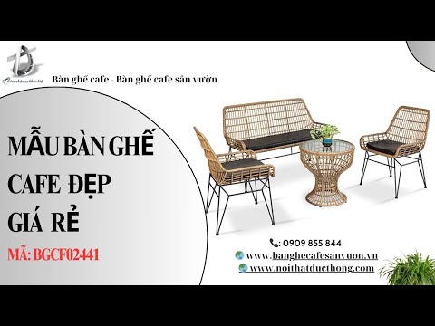 hình ảnh Video giới thiệu sản phẩm Mẫu Bàn Ghế Cafe Đẹp Giá Rẻ BGCF02441 | Nội Thất Đức Thông Dĩ An 37