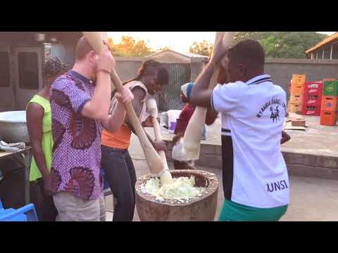 Drew Binsky Pounds Fufu With Wiyaala