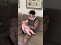 Dad Outsmarts Baby While Feeding