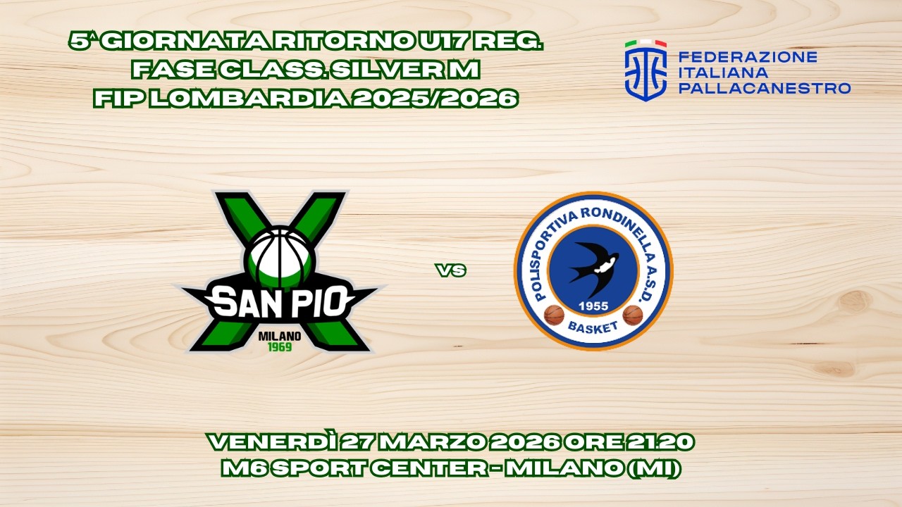 Velasca San Pio X Milano vs Rondinella Sesto