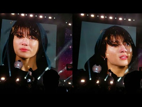 190519 BTS US Show Ending Ment, Jungkook 정국 Crying 방탄소년단 SpeakYourself MetLife New Jersey 뉴저지 2019