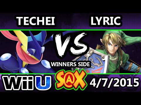 S@X - Techei (Greninja) Vs. MMG | Lyric (Link) SSB4 Tournament - Smash Wii U - Smash 4