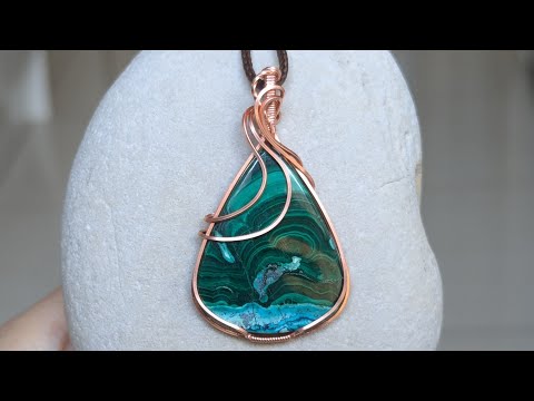 Wire Wrapped Cabochon Pendant Tutorial