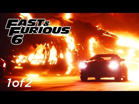 Plane Chase Scene 1of2 - FAST and FURIOUS 6 Dodge Charger 1080p