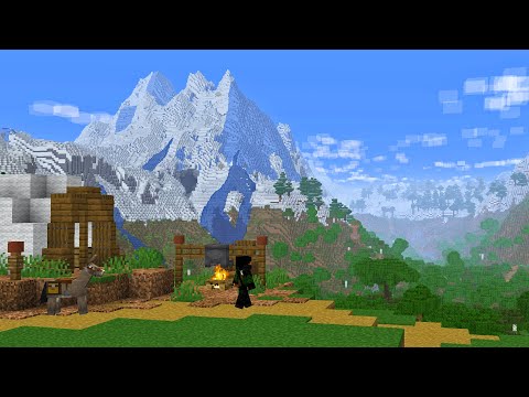 I Built a 4000 Block Long Pathway Across My Minecraft World!