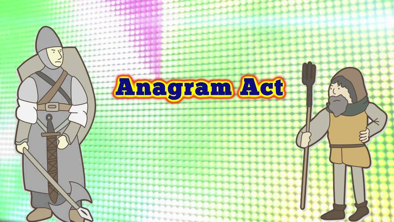 Magna Carta - Lesson 2 - STING 2 Anagram Act