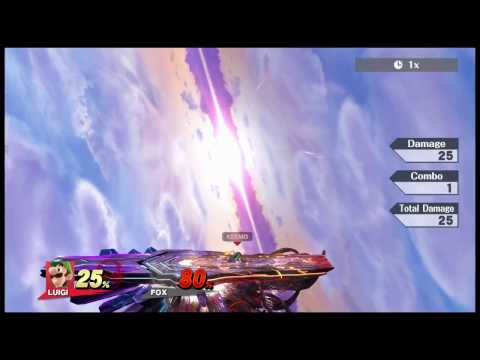Smash4 Luigi Dank Dair Dtilt Trip Combo