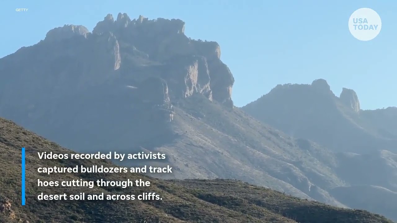 Border wall work paused in Big Bend National Park