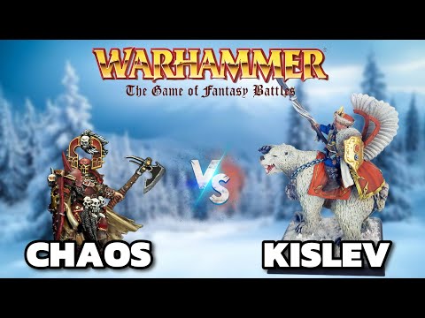 CHAOS vs. KISLEV! Warhammer Fantasy 6th Edition Battle Report