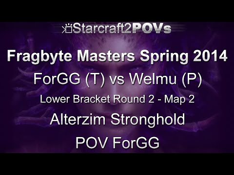SC2 HotS - Fragbyte Masters 2014 - ForGG vs Welmu - LB R2 - Map 2 - Alterzim Stronghold - ForGG