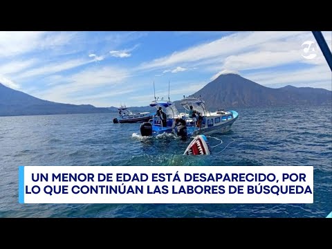 Naufragio de lancha en el Lago de Atitlán: mueren dos personas de nacionalidad panameña