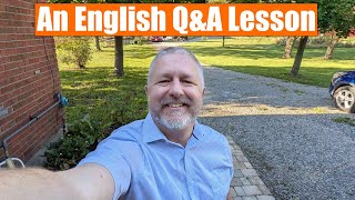 A Live Question Time English Lesson with Bob