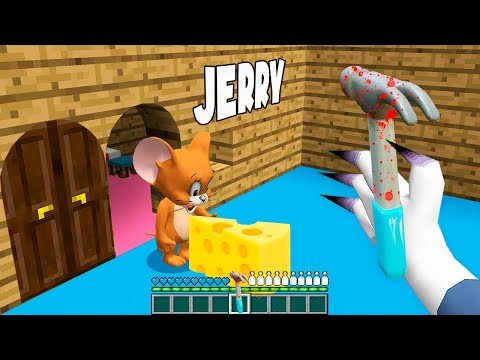 HOW FOUND LITTLE JERRY HOUSE as SCARY TOM in Minecraft ! Real Tom and Jerry - GAMEPLAY Movie