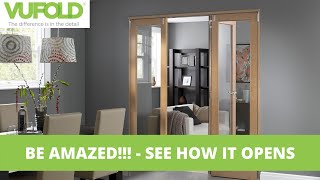 Internal Bifold Doors - Inspire 3 Door Operation - Fold Flat - Vufold