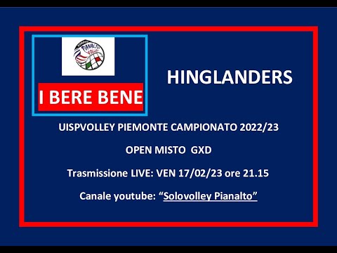 I BERE BENE Pianalto - HINGLANDERS _ UISP VOLLEY PIEMONTE 2022/23 SENIOR MISTO