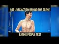 Eating people test | Attack on titan - behind the scene| LIVE ACTION