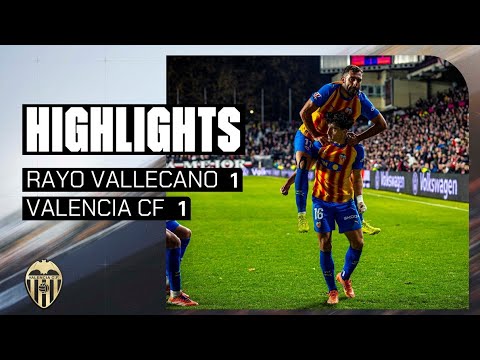 RAYO VALLECANO 1 - 1 VALENCIA CF | MATCH HIGHLIGHTS - MATCHDAY 14 OF LALIGA EA SPORTS 2025 - 2026