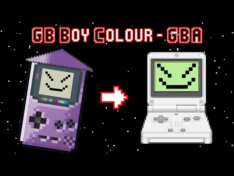 Clone de Game Boy Color estilo GBA SP - Unboxing e Análise Video