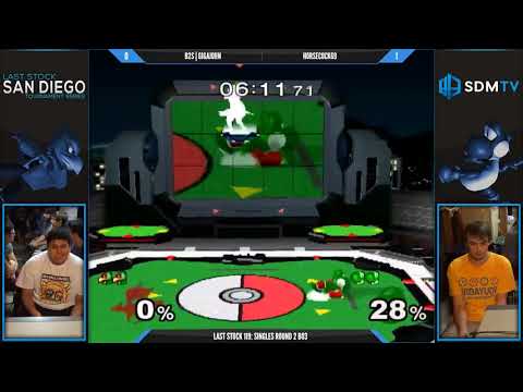 LSSD 119 - B2S | Gigajohn (Falco) vs. HorseCock69 (Yoshi) - SSBM WR2 - Smash Melee