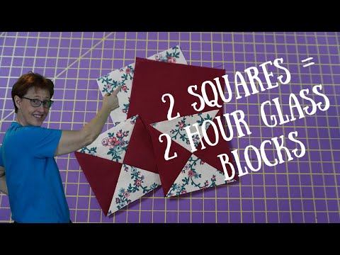Easy Hour Glass Quilt Block Tutorial
